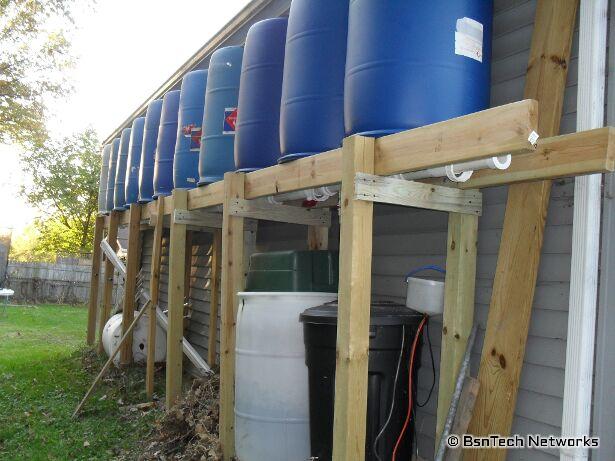 660 Gallon Rain Collection System