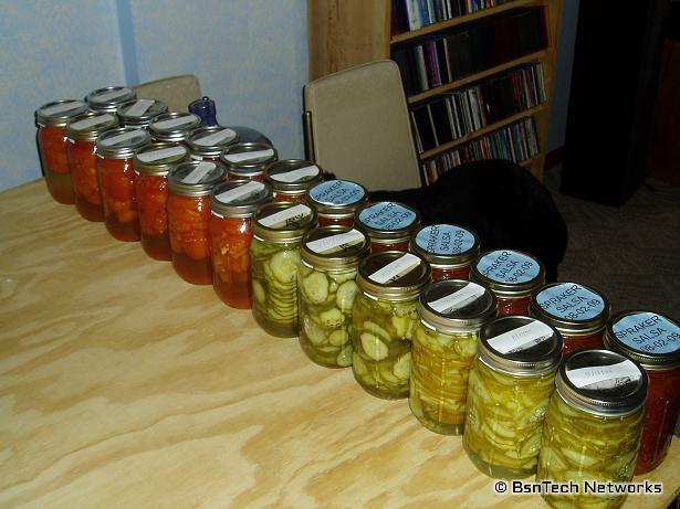 Canning Done So Far