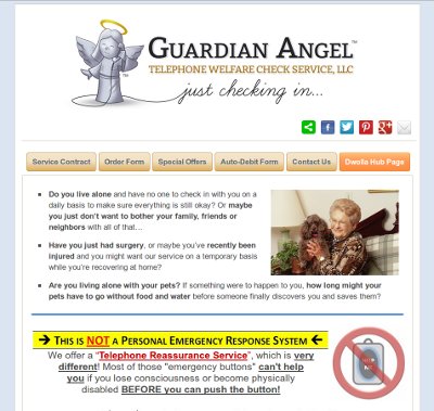 Guardian Angel Telephone Welfare Check Service