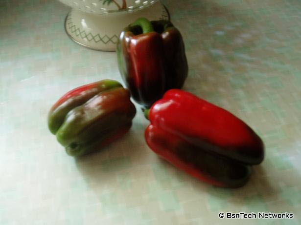 Red California Wonder Peppers