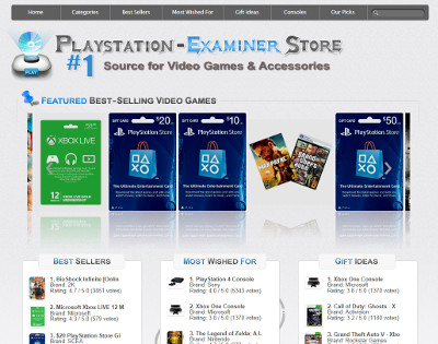 Playstation Examiners Store