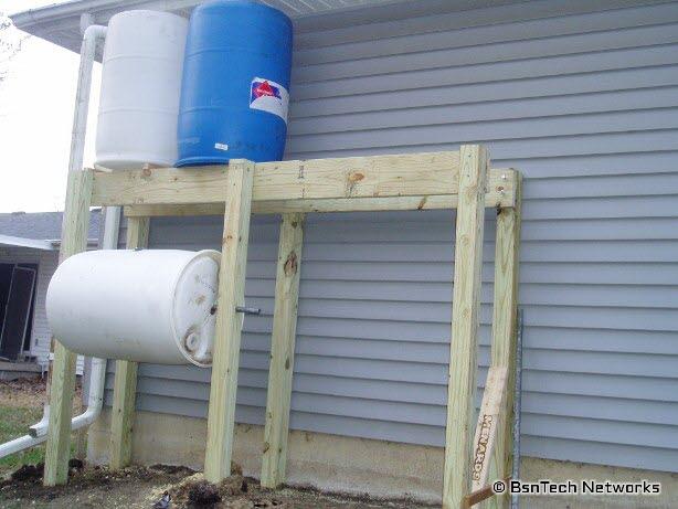 Rain Barrel Tower & Compost Roller