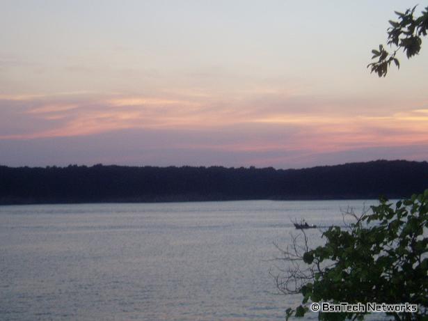 Sunset at Lake Shelbyville