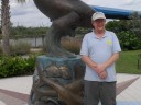 Statue at the Florida Oceanographic Center