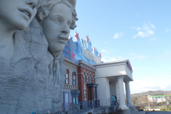 Outside of Hollywood Wax Museum in Pigeon Forge, TN