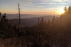 Sunset at Great Smoky Mountains