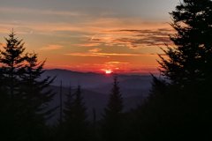 Sunset at Great Smoky Mountains