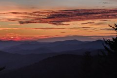 Sunset at Great Smoky Mountains