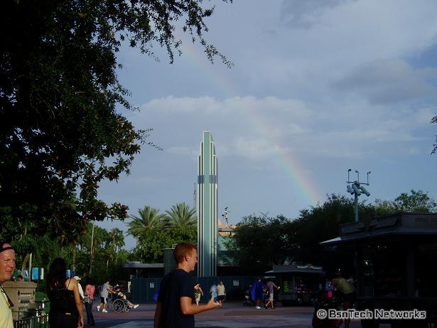 Rainbow at Hollywood Studios after rain