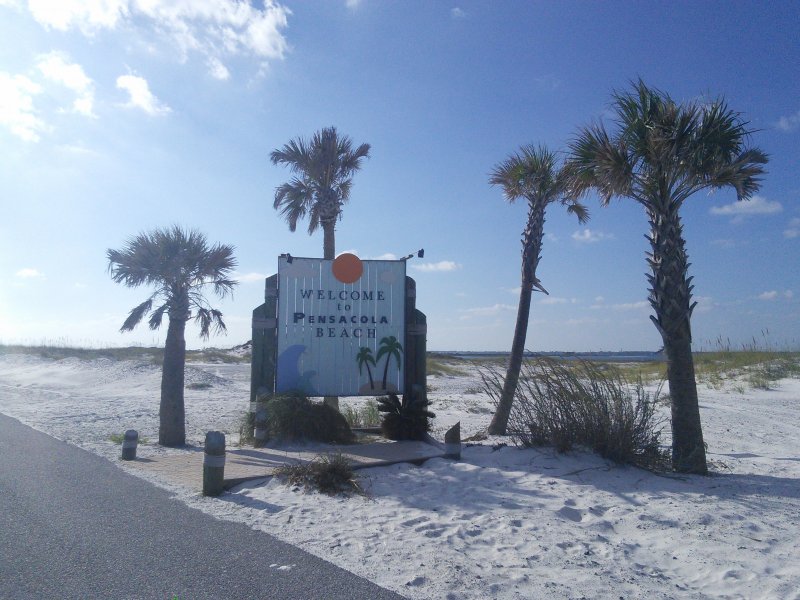 Pensacola Beach Sign