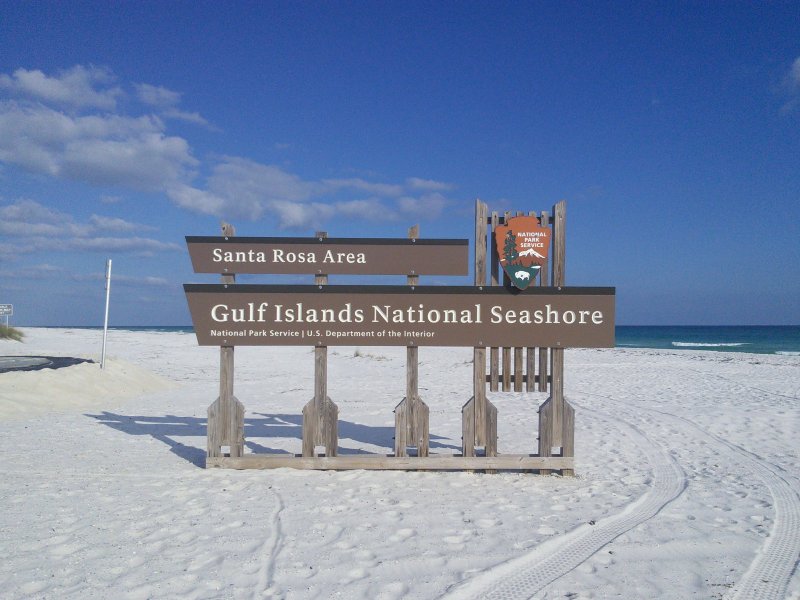 Gulf Islands National Seashore Sign