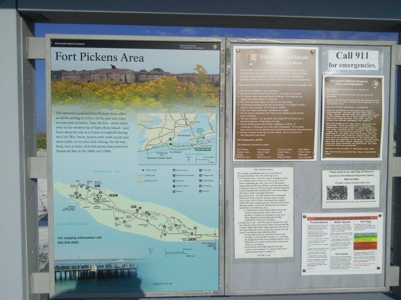 Fort Pickens Sign