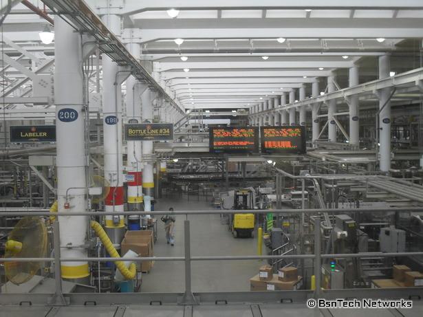 Inside the Packaging/Filling Building