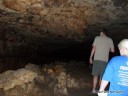 Walking through Fisher Cave