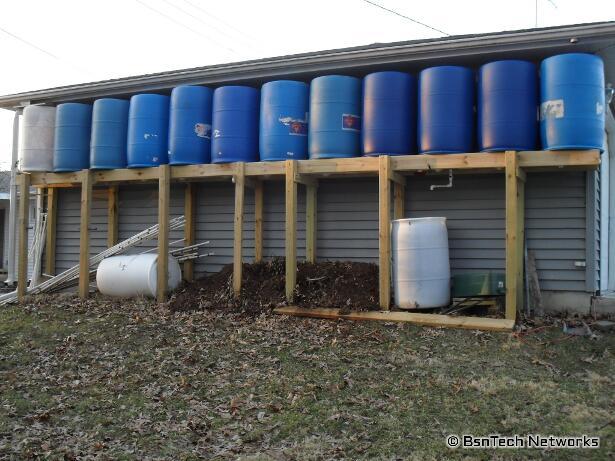 660 Gallon Rain Barrel System