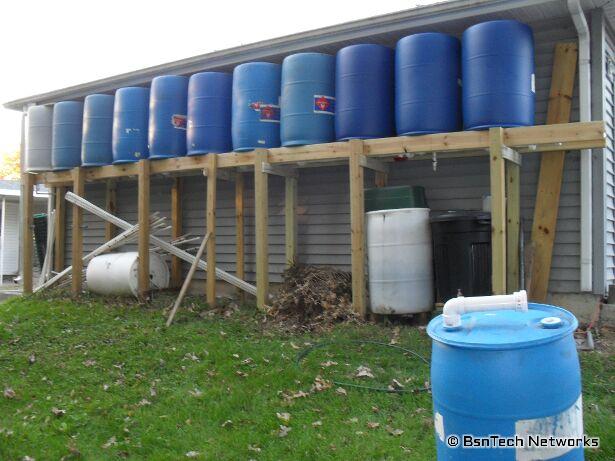 660 Gallon Rain Collection System