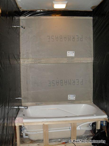 Black Pastic/Concrete Backer Board