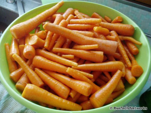 Washed Carrots