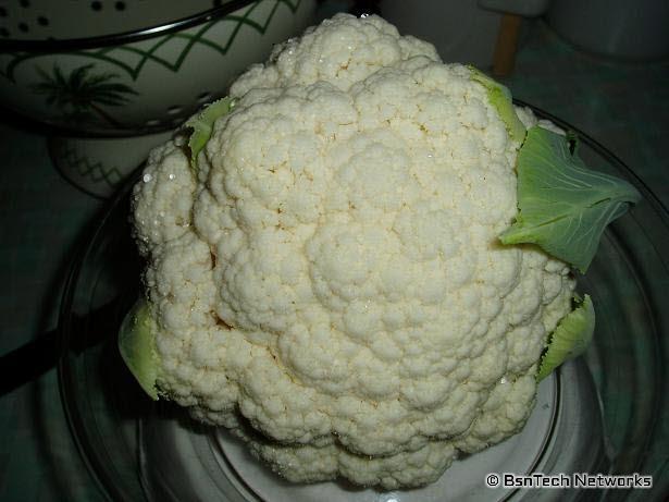 One Pound Cauliflower Curd